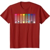 image:imageHello Kitty and Friends Sanrio Rainbow TShirtCranberry Red