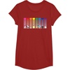 image:imageHello Kitty and Friends Sanrio Rainbow TShirtCranberry Red