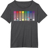 image:imageHello Kitty and Friends Sanrio Rainbow TShirtDark Heather Grey