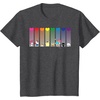 image:imageHello Kitty and Friends Sanrio Rainbow TShirtDark Heather Grey