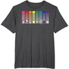 image:imageHello Kitty and Friends Sanrio Rainbow TShirtDark Heather Grey