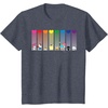 image:imageHello Kitty and Friends Sanrio Rainbow TShirtHeather Blue