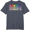 image:imageHello Kitty and Friends Sanrio Rainbow TShirtHeather Blue
