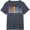 image:imageHello Kitty and Friends Sanrio Rainbow TShirtHeather Blue