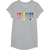 image:imageHello Kitty and Friends Sanrio Rainbow TShirtHeather Grey