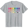 image:imageHello Kitty and Friends Sanrio Rainbow TShirtHeather Grey