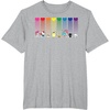 image:imageHello Kitty and Friends Sanrio Rainbow TShirtHeather Grey
