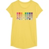 image:imageHello Kitty and Friends Sanrio Rainbow TShirtLemon Yellow