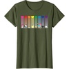 image:imageHello Kitty and Friends Sanrio Rainbow TShirtOlive Green