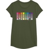 image:imageHello Kitty and Friends Sanrio Rainbow TShirtOlive Green