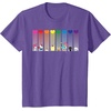 image:imageHello Kitty and Friends Sanrio Rainbow TShirtPurple Heather