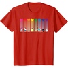 image:imageHello Kitty and Friends Sanrio Rainbow TShirtRed