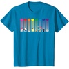image:imageHello Kitty and Friends Sanrio Rainbow TShirtSapphire Blue