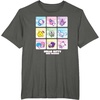 image:imageHello Kitty and Friends Square Icons TShirtAsphalt Grey
