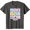 image:imageHello Kitty and Friends Square Icons TShirtAsphalt Grey