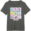 image:imageHello Kitty and Friends Square Icons TShirtAsphalt Grey