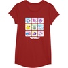 image:imageHello Kitty and Friends Square Icons TShirtCranberry Red