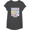 image:imageHello Kitty and Friends Square Icons TShirtDark Heather Grey
