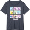 image:imageHello Kitty and Friends Square Icons TShirtHeather Blue