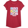 image:imageHello Kitty and Friends Square Icons TShirtRed Heather