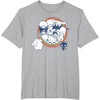 image:imageHello Kitty and Friends Vintage Rainbow Circle TShirtHeather Grey