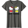 image:imageHello Kitty and Mimmy Best Friends Sisters Twins TShirtAsphalt Grey