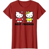 image:imageHello Kitty and Mimmy Best Friends Sisters Twins TShirtCranberry Red
