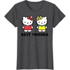 image:imageHello Kitty and Mimmy Best Friends Sisters Twins TShirtDark Heather Grey