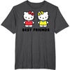 image:imageHello Kitty and Mimmy Best Friends Sisters Twins TShirtDark Heather Grey