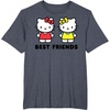 image:imageHello Kitty and Mimmy Best Friends Sisters Twins TShirtHeather Blue