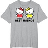 image:imageHello Kitty and Mimmy Best Friends Sisters Twins TShirtHeather Grey