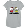 image:imageHello Kitty and Mimmy Best Friends Sisters Twins TShirtHeather Grey