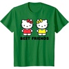 image:imageHello Kitty and Mimmy Best Friends Sisters Twins TShirtKelly Green