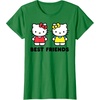 image:imageHello Kitty and Mimmy Best Friends Sisters Twins TShirtKelly Green