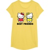 image:imageHello Kitty and Mimmy Best Friends Sisters Twins TShirtLemon Yellow