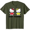 image:imageHello Kitty and Mimmy Best Friends Sisters Twins TShirtOlive Green
