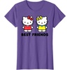 image:imageHello Kitty and Mimmy Best Friends Sisters Twins TShirtPurple Heather