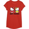 image:imageHello Kitty and Mimmy Best Friends Sisters Twins TShirtRed