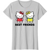 image:imageHello Kitty and Mimmy Best Friends Sisters Twins TShirtSilver Grey