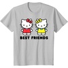 image:imageHello Kitty and Mimmy Best Friends Sisters Twins TShirtSilver Grey