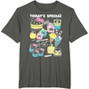 image:imageHello Sanrio Kawaii Burger Shop Foodie Menu Tee Shirt TShirtAsphalt Grey