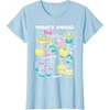 image:imageHello Sanrio Kawaii Burger Shop Foodie Menu Tee Shirt TShirtBaby Blue