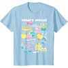 image:imageHello Sanrio Kawaii Burger Shop Foodie Menu Tee Shirt TShirtBaby Blue