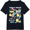 image:imageHello Sanrio Kawaii Burger Shop Foodie Menu Tee Shirt TShirtBlack