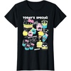 image:imageHello Sanrio Kawaii Burger Shop Foodie Menu Tee Shirt TShirtBlack