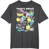 image:imageHello Sanrio Kawaii Burger Shop Foodie Menu Tee Shirt TShirtDark Heather Grey