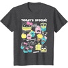 image:imageHello Sanrio Kawaii Burger Shop Foodie Menu Tee Shirt TShirtDark Heather Grey