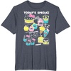image:imageHello Sanrio Kawaii Burger Shop Foodie Menu Tee Shirt TShirtHeather Blue