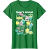 image:imageHello Sanrio Kawaii Burger Shop Foodie Menu Tee Shirt TShirtKelly Green