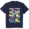 image:imageHello Sanrio Kawaii Burger Shop Foodie Menu Tee Shirt TShirtNavy Blue